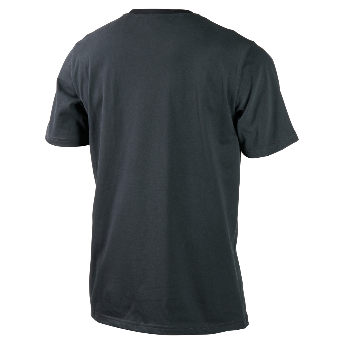 Ein schlichtes, schwarzes, kurzärmeliges KINI RED BULL BR T-Shirt 3.0 von Kini Red Bull, abgebildet von hinten auf weißem Hintergrund.