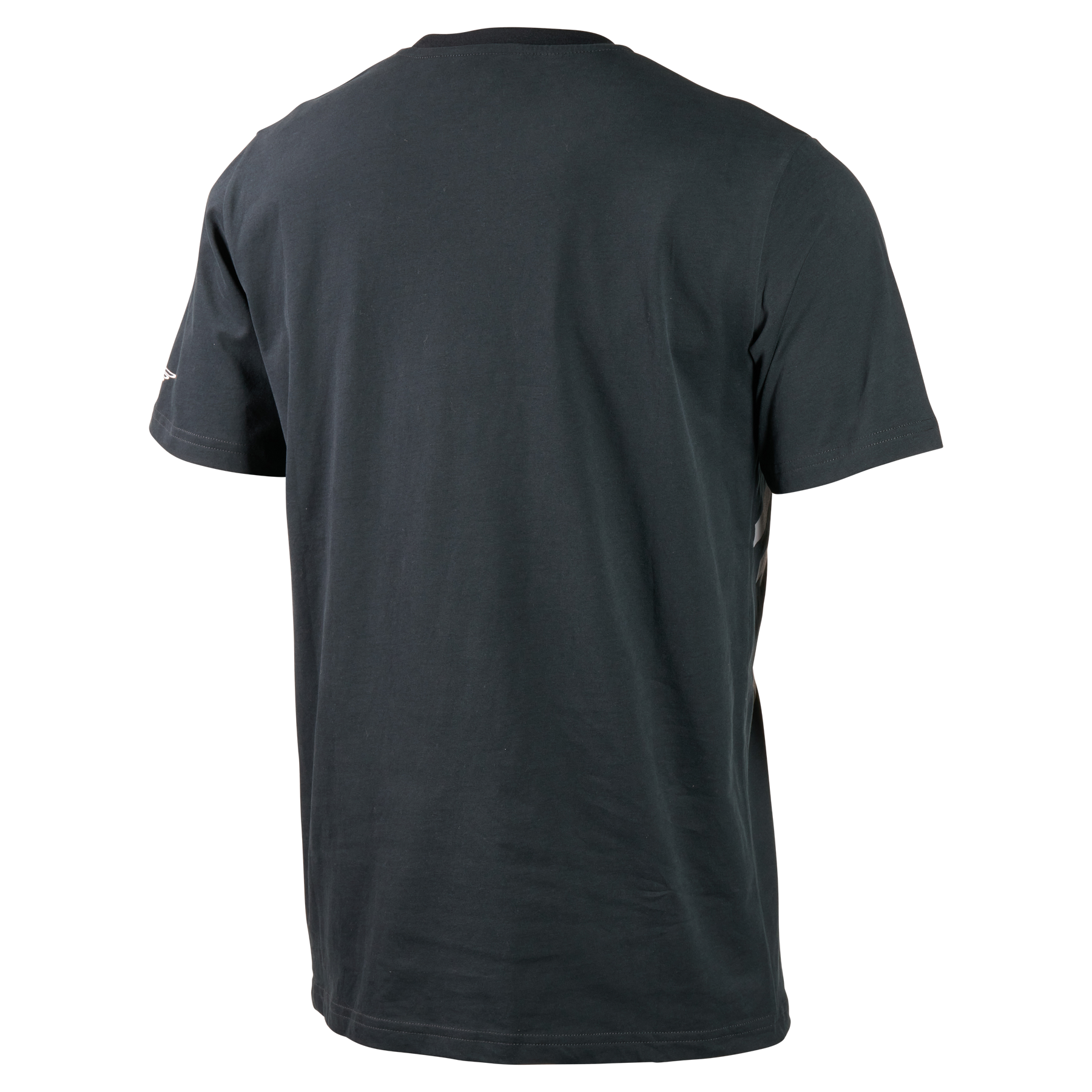 Ein KINI RED BULL ST T-Shirt Kinder 1.0 von Kini Red Bull in schwarz, dargestellt vor einem schwarzen Hintergrund.