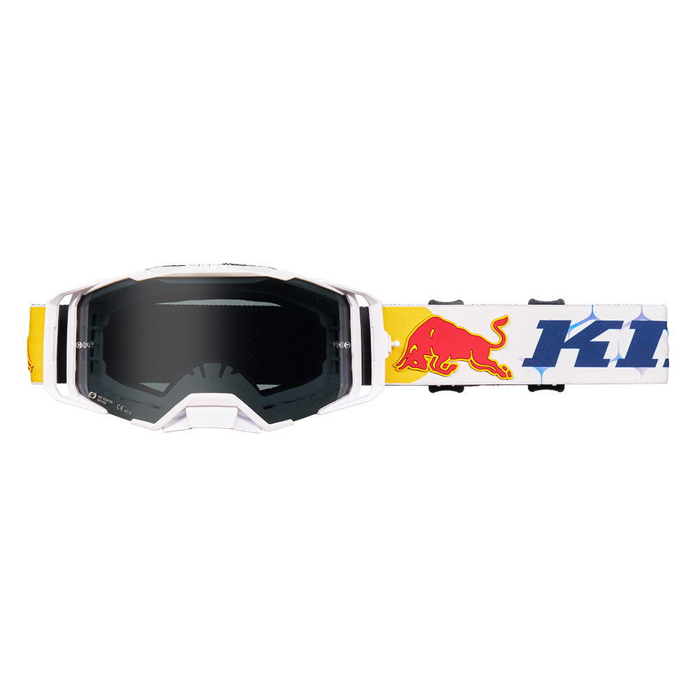 KINI Red Bull MX3 Goggle 1.0 weiß front